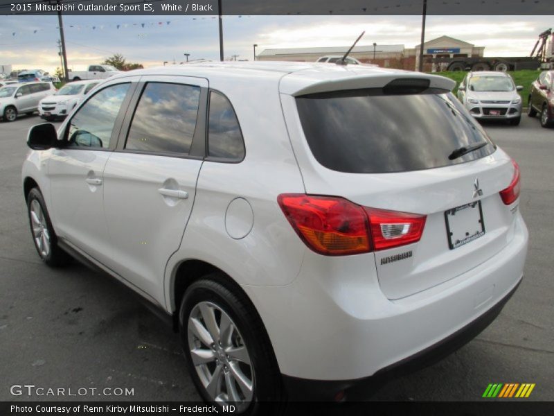White / Black 2015 Mitsubishi Outlander Sport ES