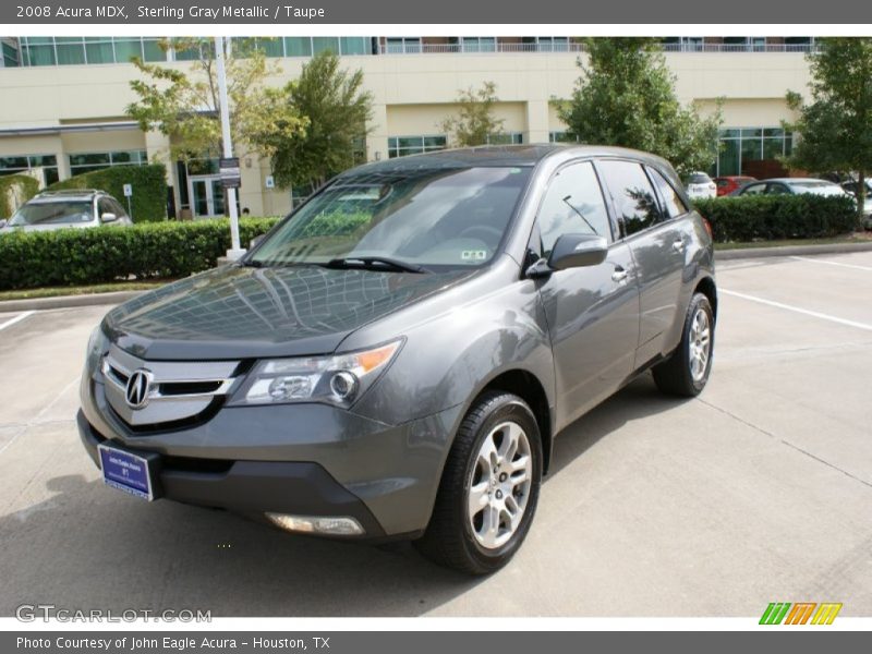 Sterling Gray Metallic / Taupe 2008 Acura MDX