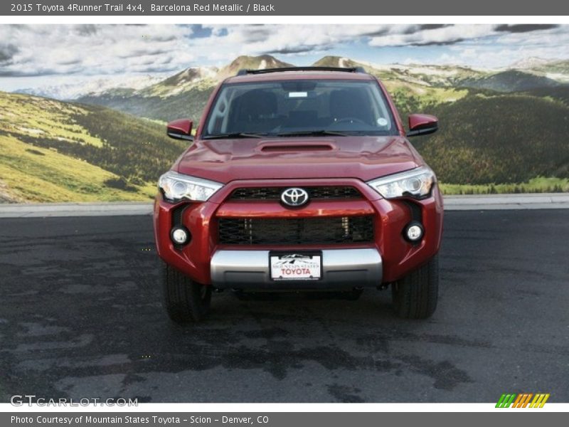 Barcelona Red Metallic / Black 2015 Toyota 4Runner Trail 4x4