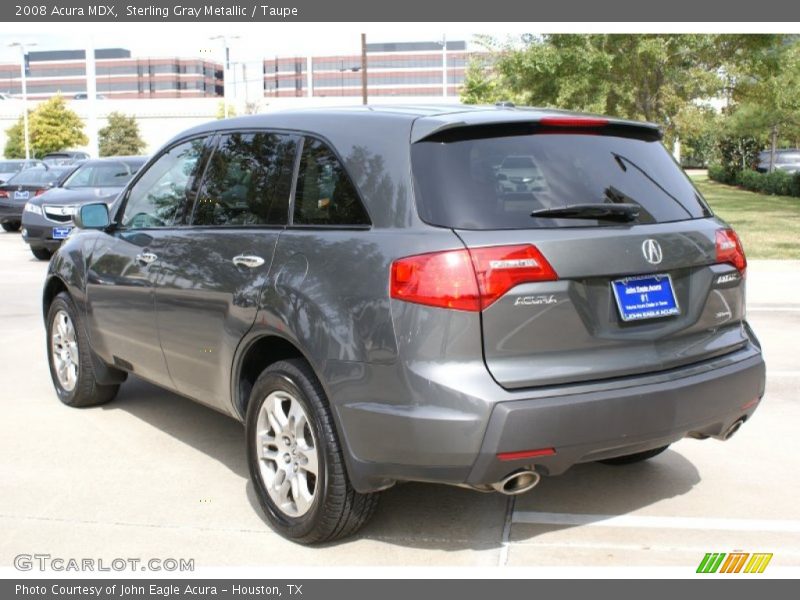 Sterling Gray Metallic / Taupe 2008 Acura MDX
