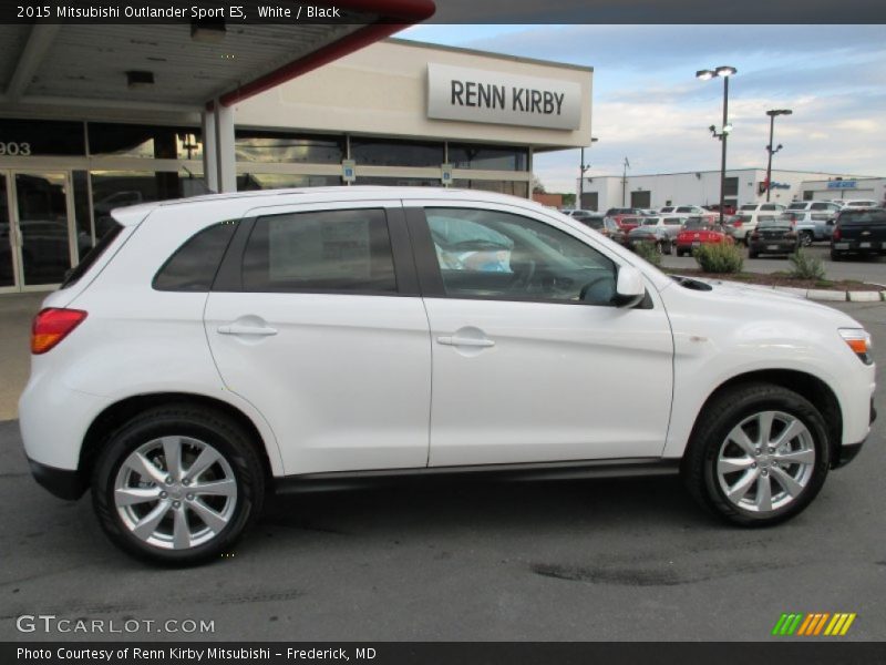 White / Black 2015 Mitsubishi Outlander Sport ES