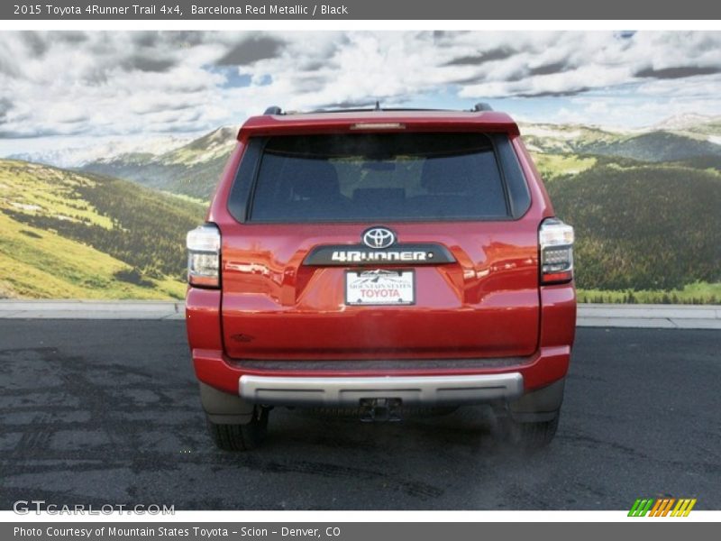 Barcelona Red Metallic / Black 2015 Toyota 4Runner Trail 4x4