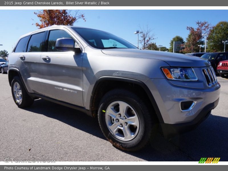Billet Silver Metallic / Black 2015 Jeep Grand Cherokee Laredo