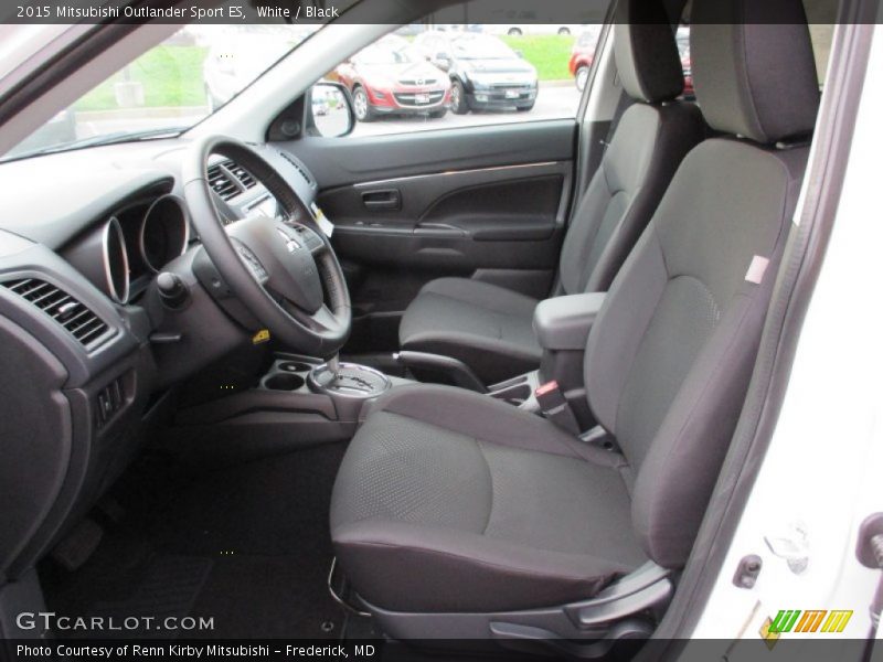 White / Black 2015 Mitsubishi Outlander Sport ES