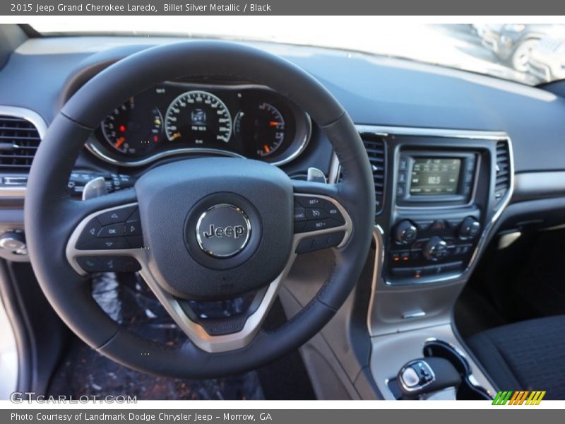 Billet Silver Metallic / Black 2015 Jeep Grand Cherokee Laredo