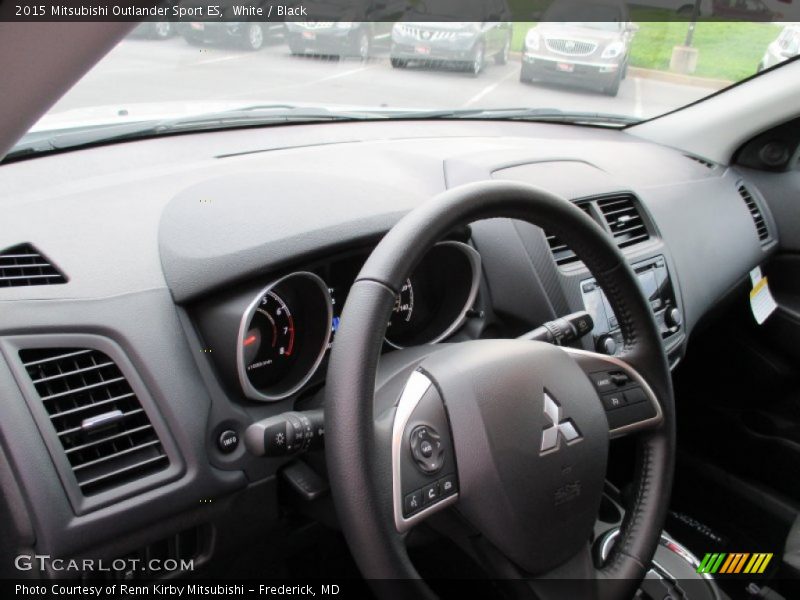 White / Black 2015 Mitsubishi Outlander Sport ES