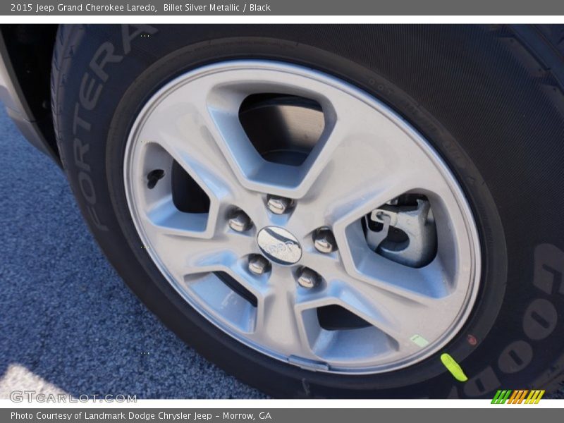 Billet Silver Metallic / Black 2015 Jeep Grand Cherokee Laredo