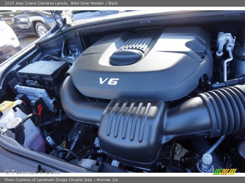 Billet Silver Metallic / Black 2015 Jeep Grand Cherokee Laredo