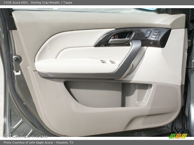 Sterling Gray Metallic / Taupe 2008 Acura MDX