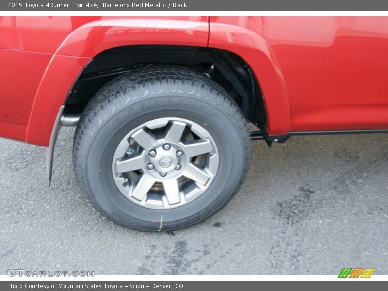 Barcelona Red Metallic / Black 2015 Toyota 4Runner Trail 4x4