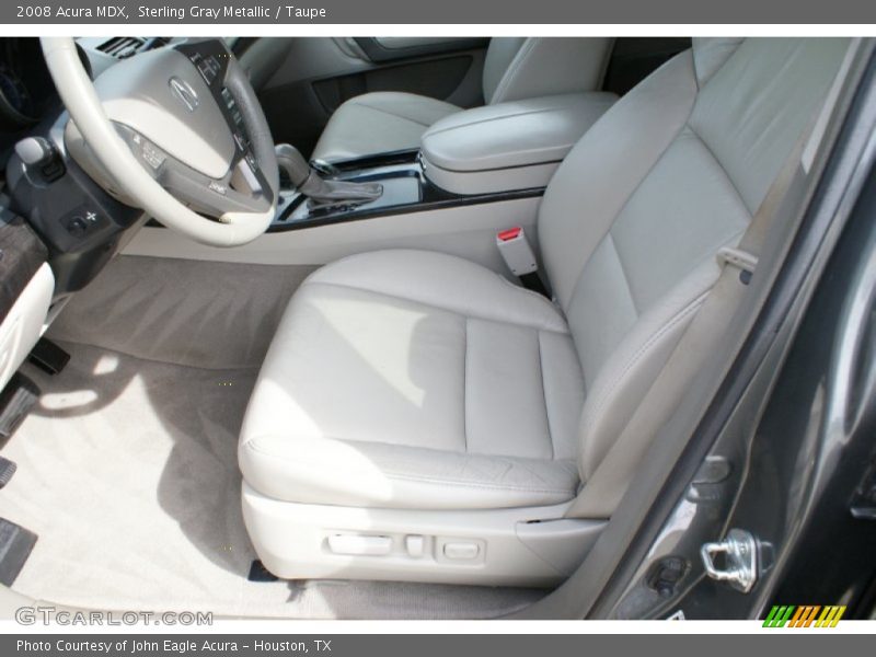 Sterling Gray Metallic / Taupe 2008 Acura MDX
