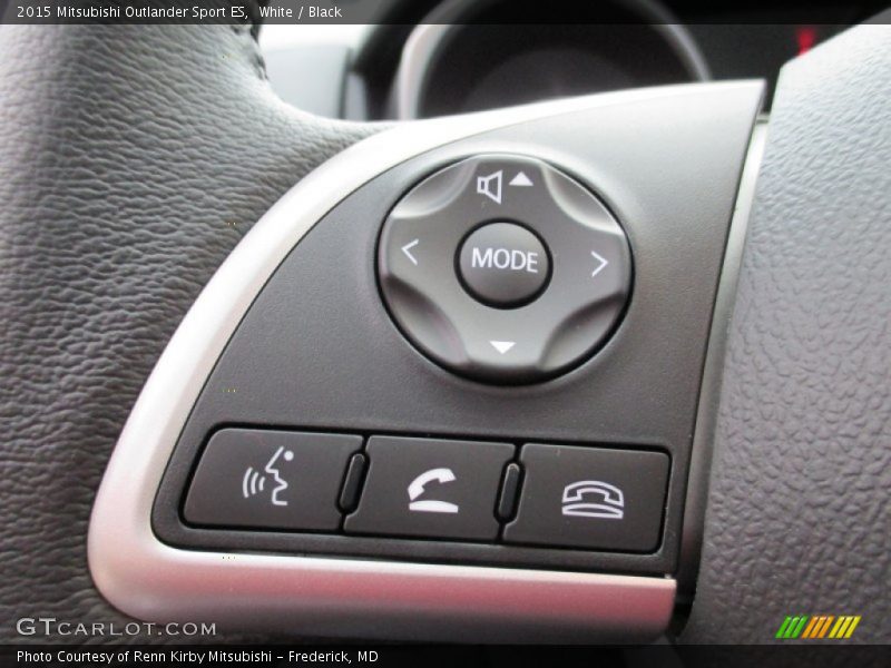 White / Black 2015 Mitsubishi Outlander Sport ES