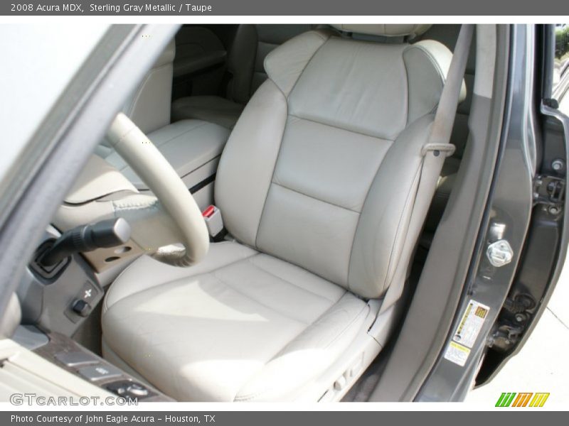 Sterling Gray Metallic / Taupe 2008 Acura MDX