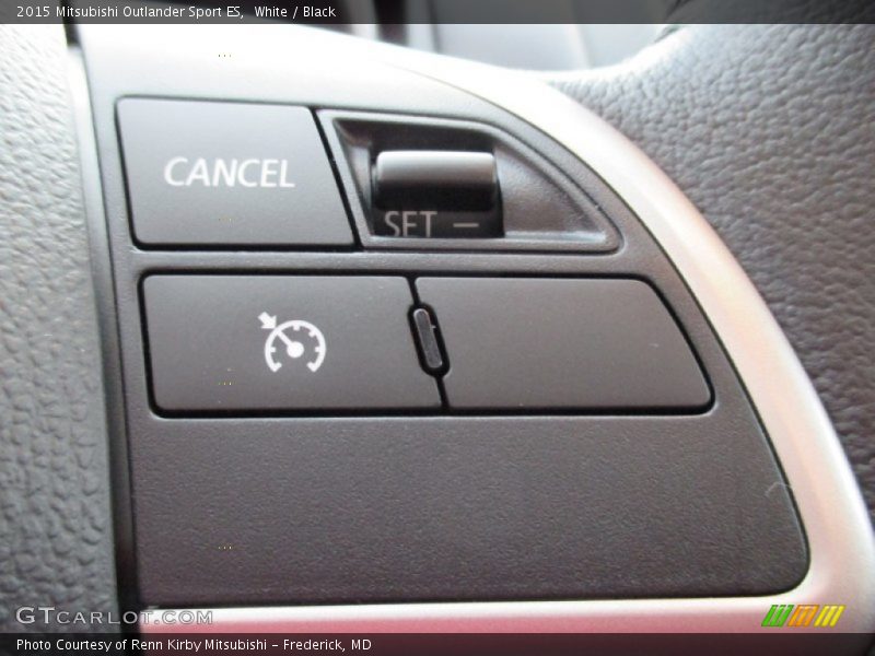 White / Black 2015 Mitsubishi Outlander Sport ES