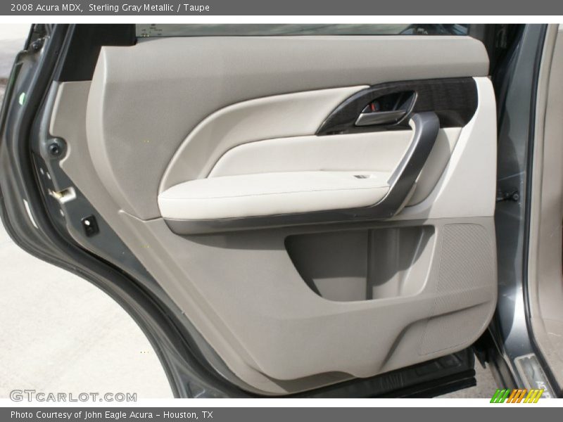Sterling Gray Metallic / Taupe 2008 Acura MDX