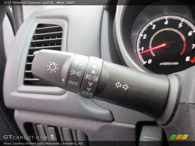 White / Black 2015 Mitsubishi Outlander Sport ES