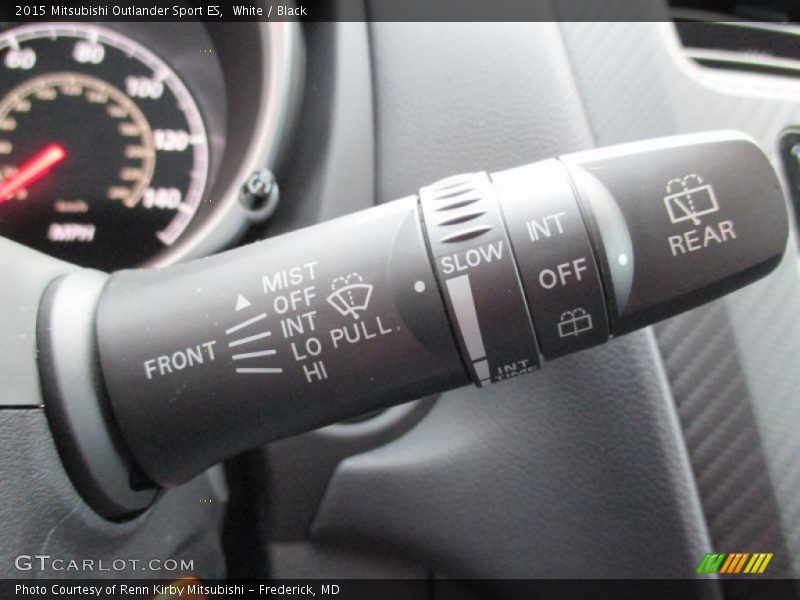 White / Black 2015 Mitsubishi Outlander Sport ES
