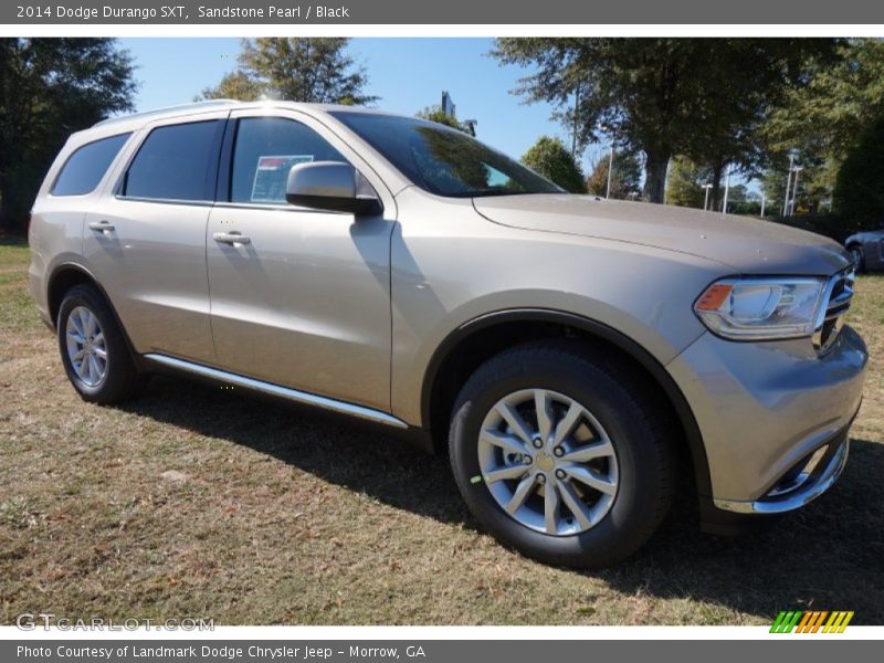 Sandstone Pearl / Black 2014 Dodge Durango SXT