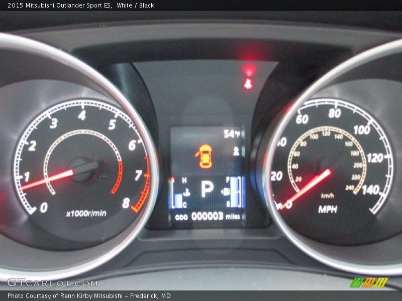 White / Black 2015 Mitsubishi Outlander Sport ES