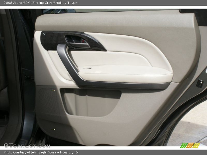 Sterling Gray Metallic / Taupe 2008 Acura MDX
