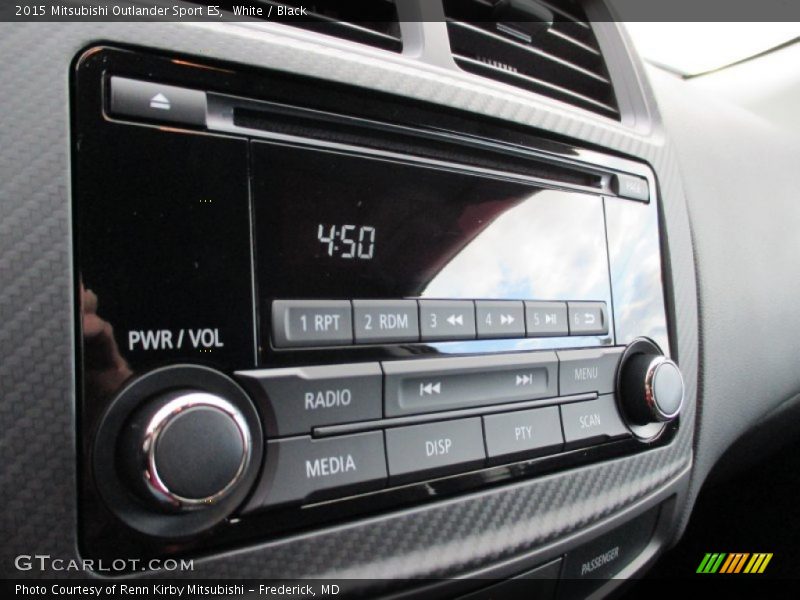 White / Black 2015 Mitsubishi Outlander Sport ES