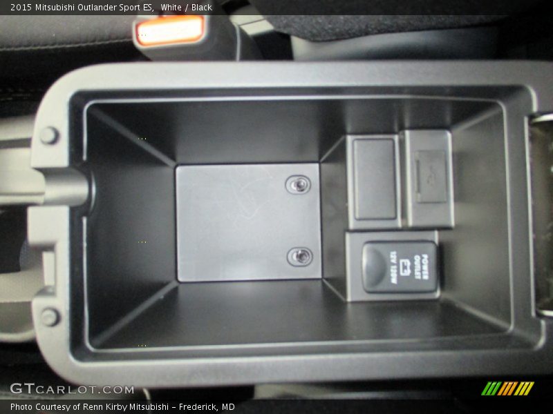 White / Black 2015 Mitsubishi Outlander Sport ES