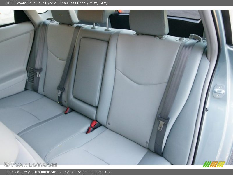 Rear Seat of 2015 Prius Four Hybrid