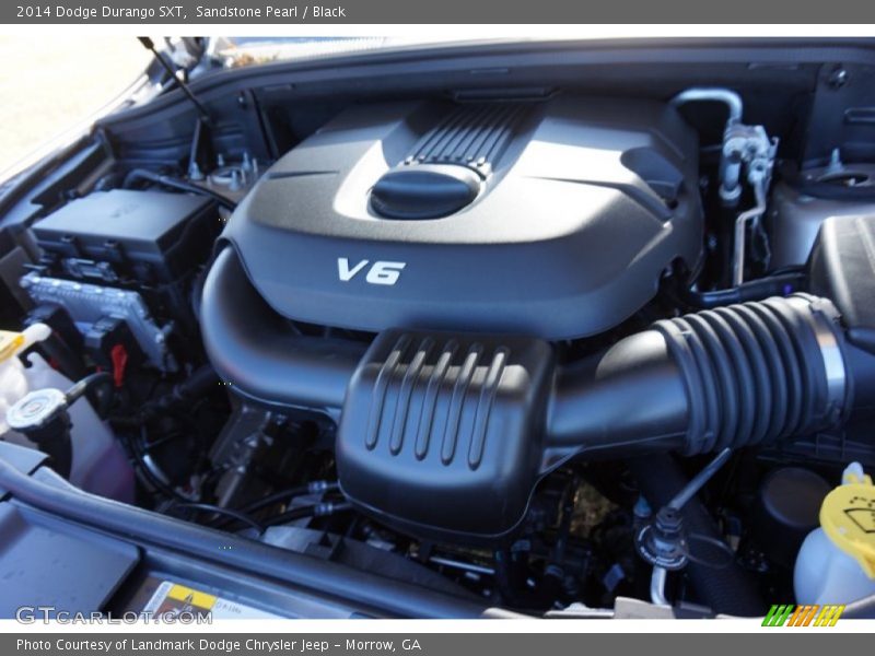 Sandstone Pearl / Black 2014 Dodge Durango SXT