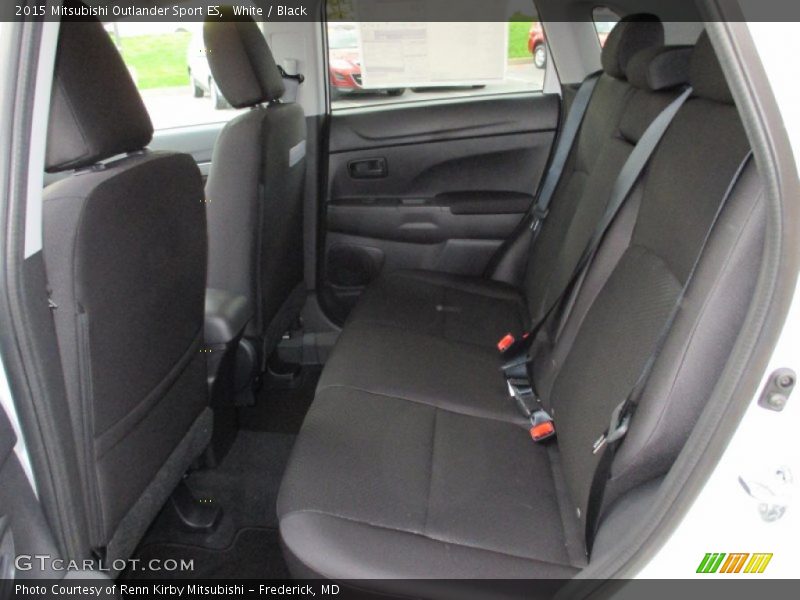 White / Black 2015 Mitsubishi Outlander Sport ES