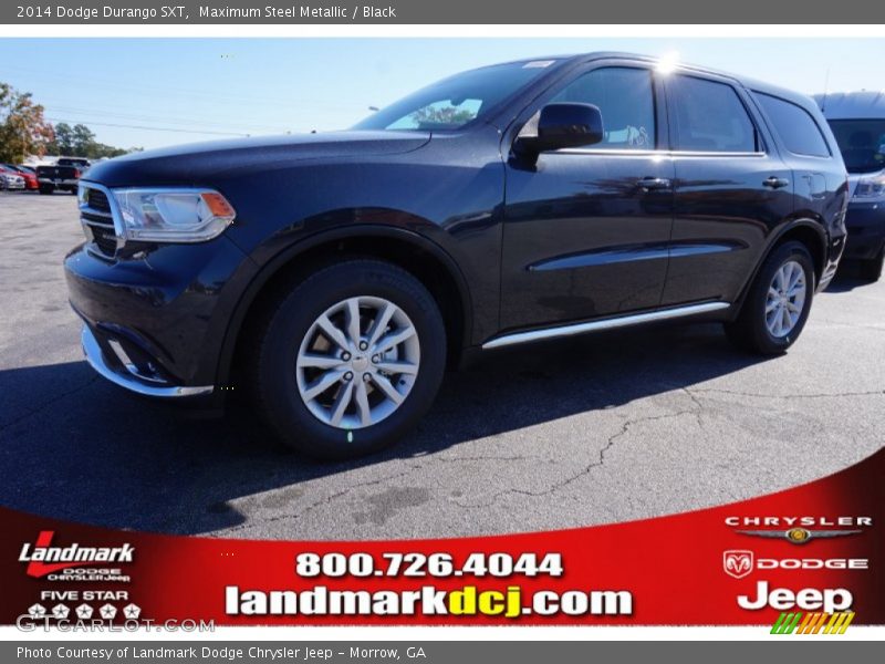 Maximum Steel Metallic / Black 2014 Dodge Durango SXT