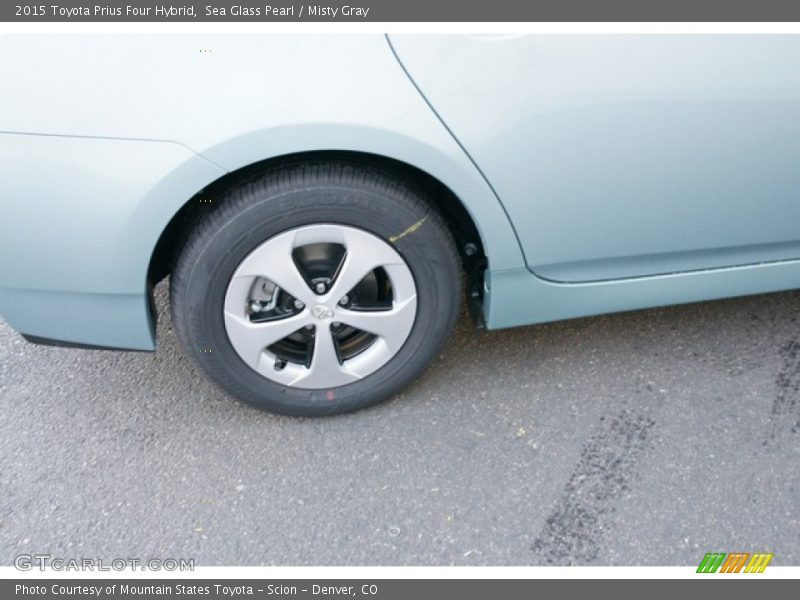 Sea Glass Pearl / Misty Gray 2015 Toyota Prius Four Hybrid