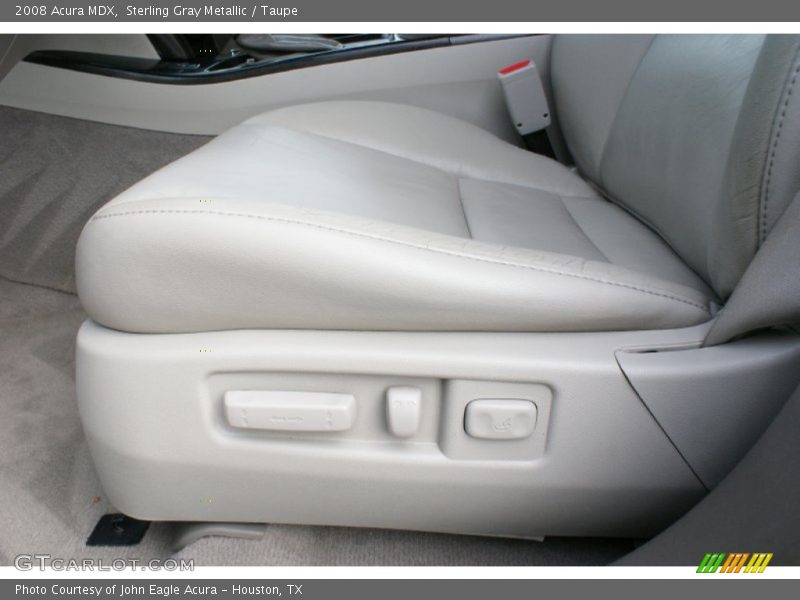 Sterling Gray Metallic / Taupe 2008 Acura MDX