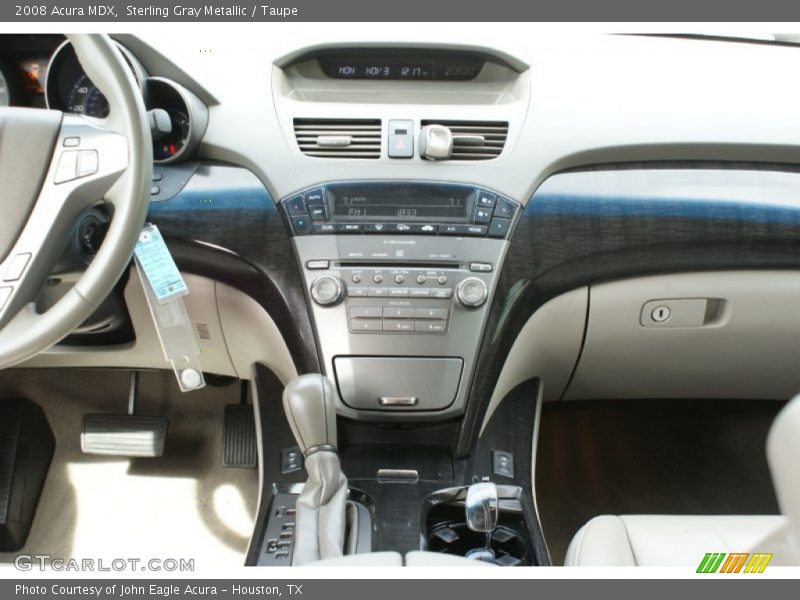 Sterling Gray Metallic / Taupe 2008 Acura MDX