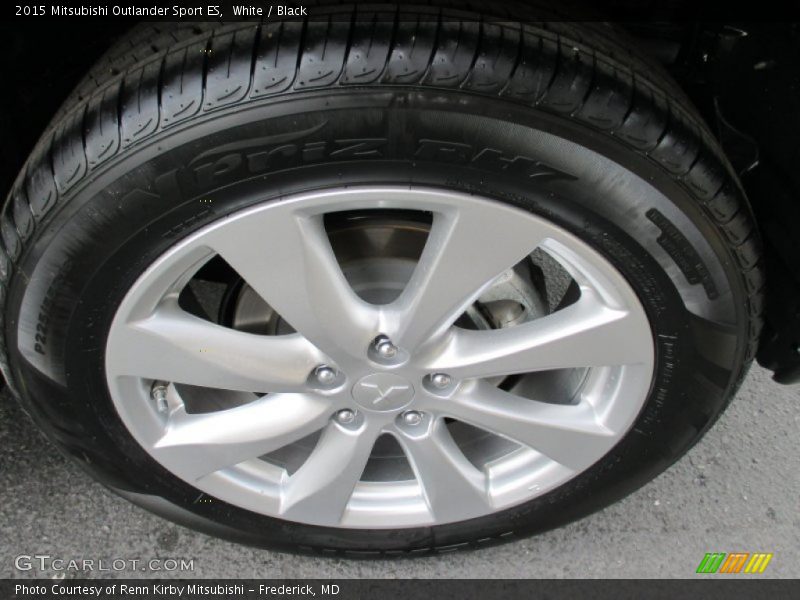 White / Black 2015 Mitsubishi Outlander Sport ES