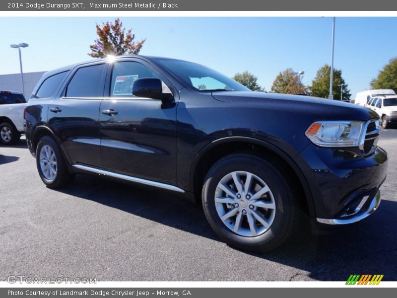 Maximum Steel Metallic / Black 2014 Dodge Durango SXT