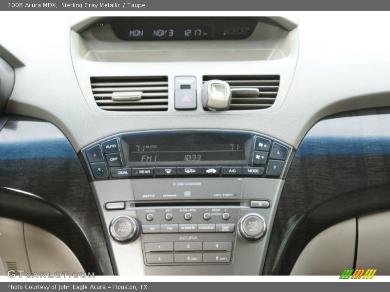 Sterling Gray Metallic / Taupe 2008 Acura MDX