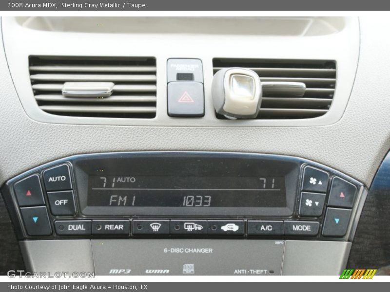 Sterling Gray Metallic / Taupe 2008 Acura MDX