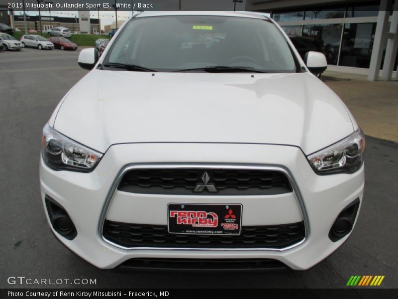 White / Black 2015 Mitsubishi Outlander Sport ES