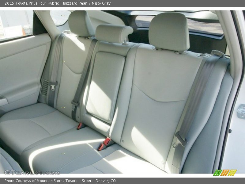 Blizzard Pearl / Misty Gray 2015 Toyota Prius Four Hybrid