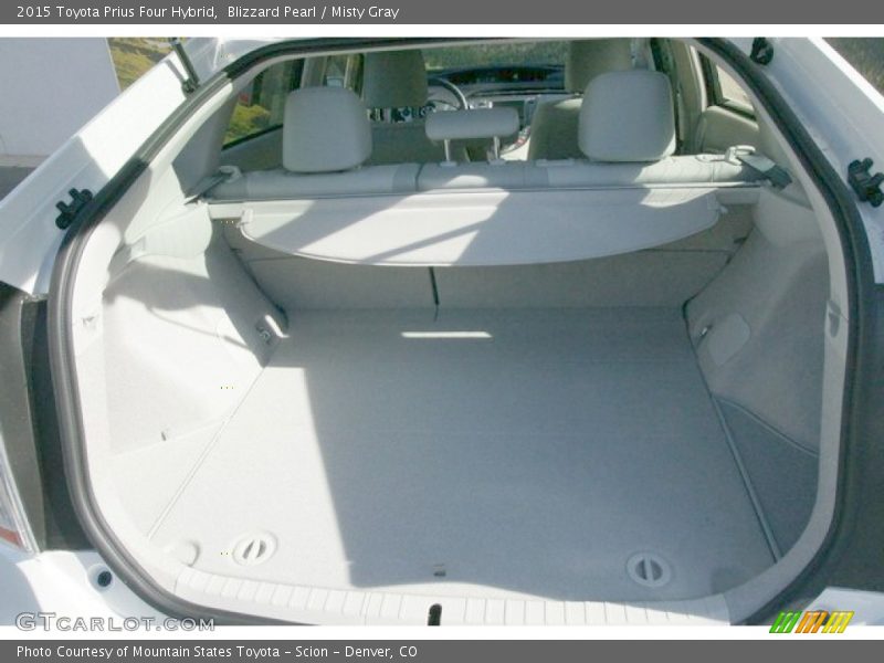 Blizzard Pearl / Misty Gray 2015 Toyota Prius Four Hybrid
