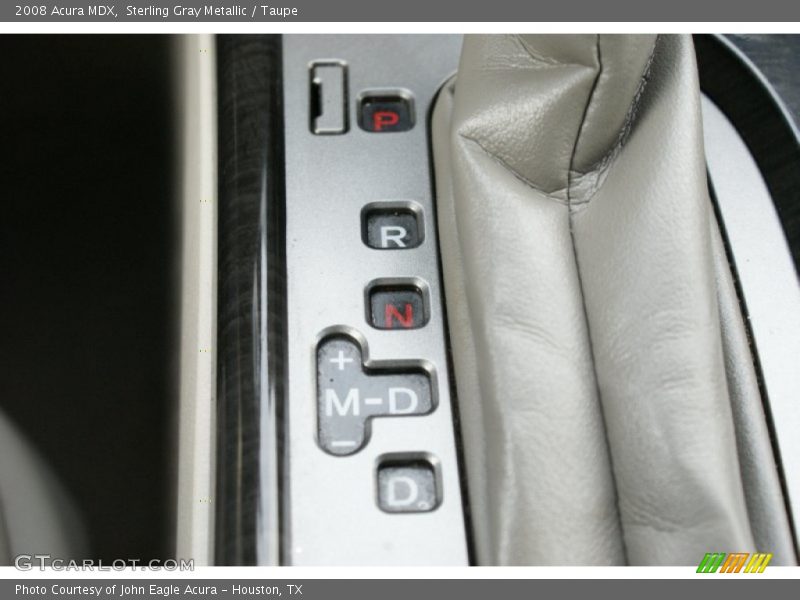 Sterling Gray Metallic / Taupe 2008 Acura MDX