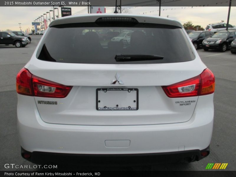 White / Black 2015 Mitsubishi Outlander Sport ES