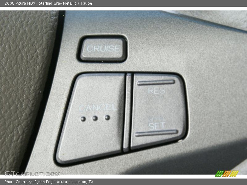 Sterling Gray Metallic / Taupe 2008 Acura MDX