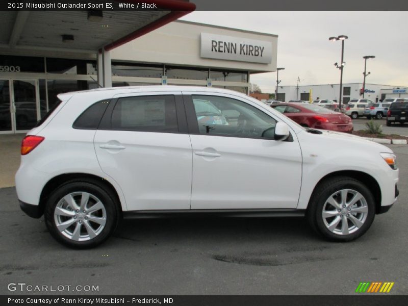 White / Black 2015 Mitsubishi Outlander Sport ES