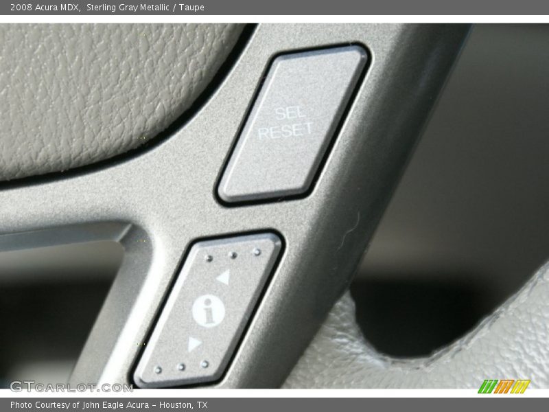 Sterling Gray Metallic / Taupe 2008 Acura MDX