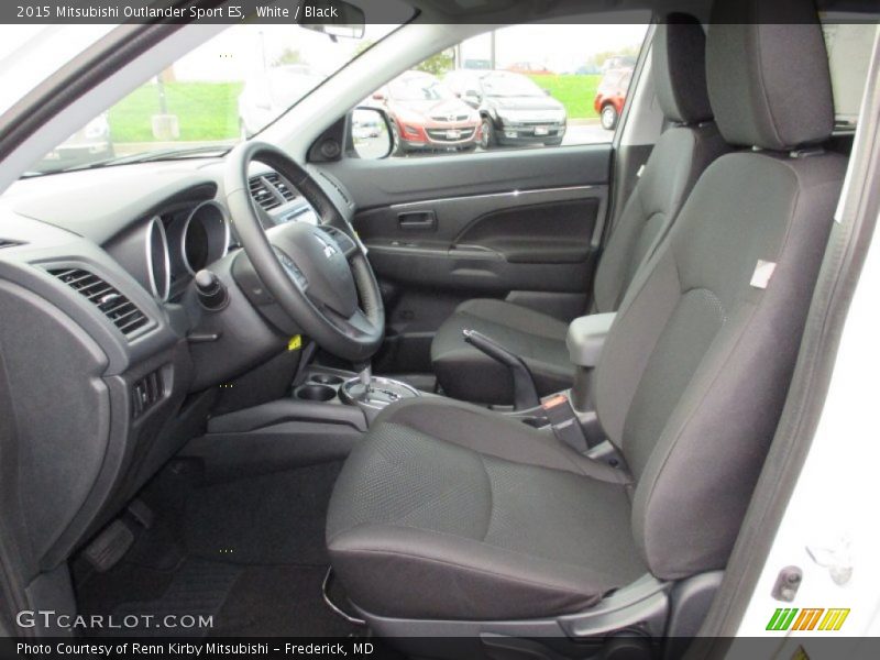 White / Black 2015 Mitsubishi Outlander Sport ES