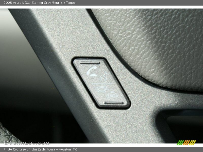 Sterling Gray Metallic / Taupe 2008 Acura MDX