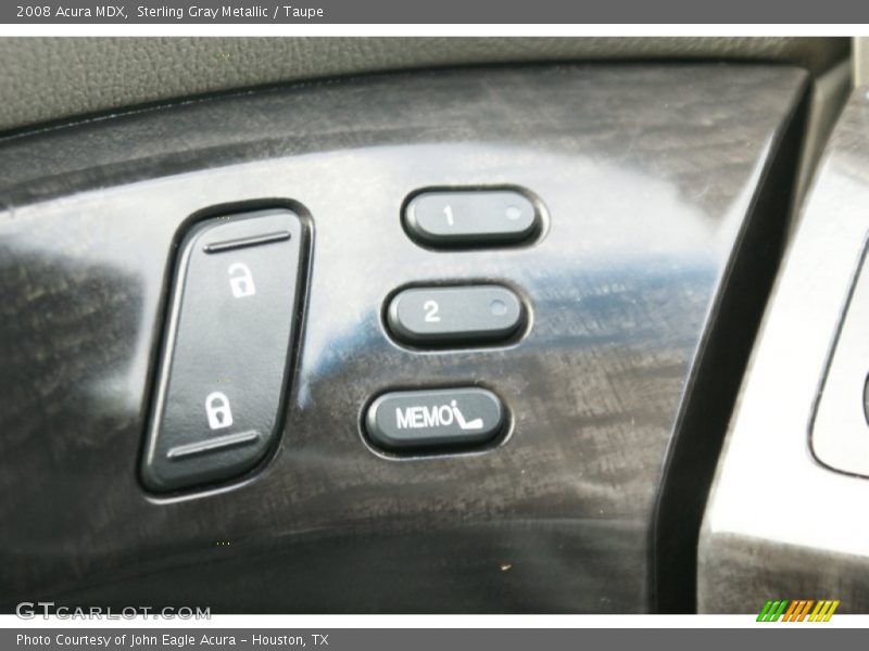 Sterling Gray Metallic / Taupe 2008 Acura MDX