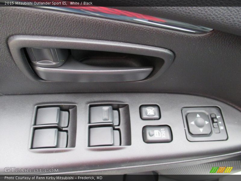 White / Black 2015 Mitsubishi Outlander Sport ES