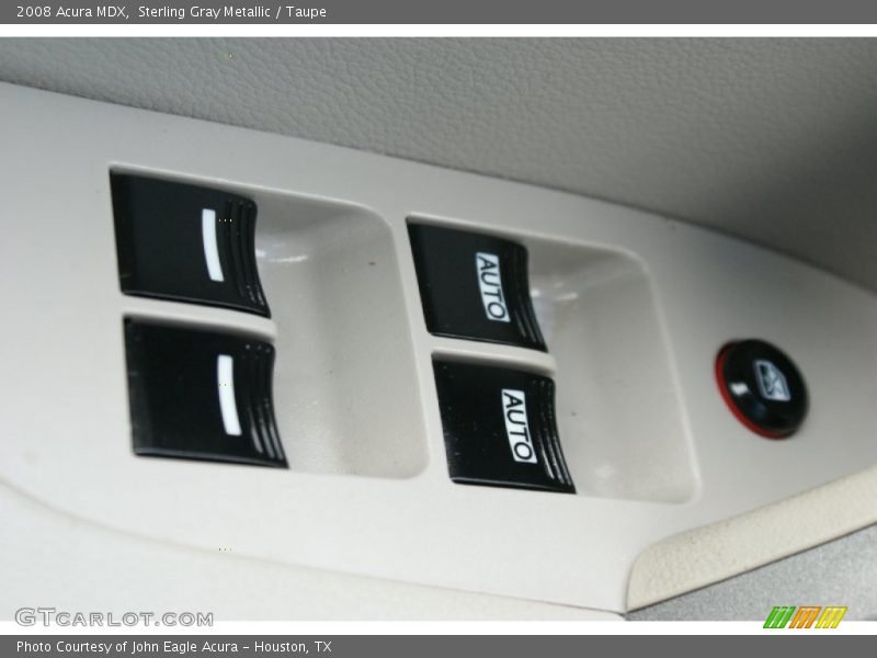 Sterling Gray Metallic / Taupe 2008 Acura MDX